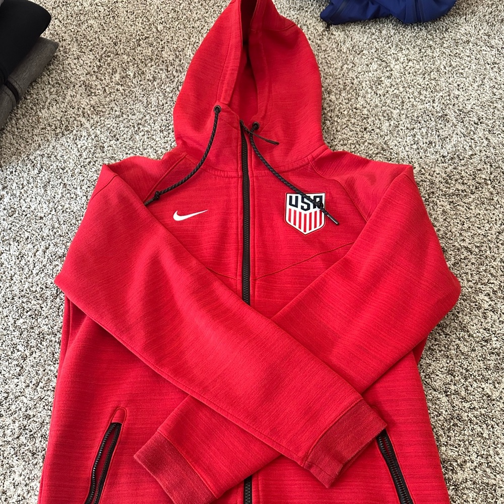Nike US Soccer Tech Fleece Jacket - Red